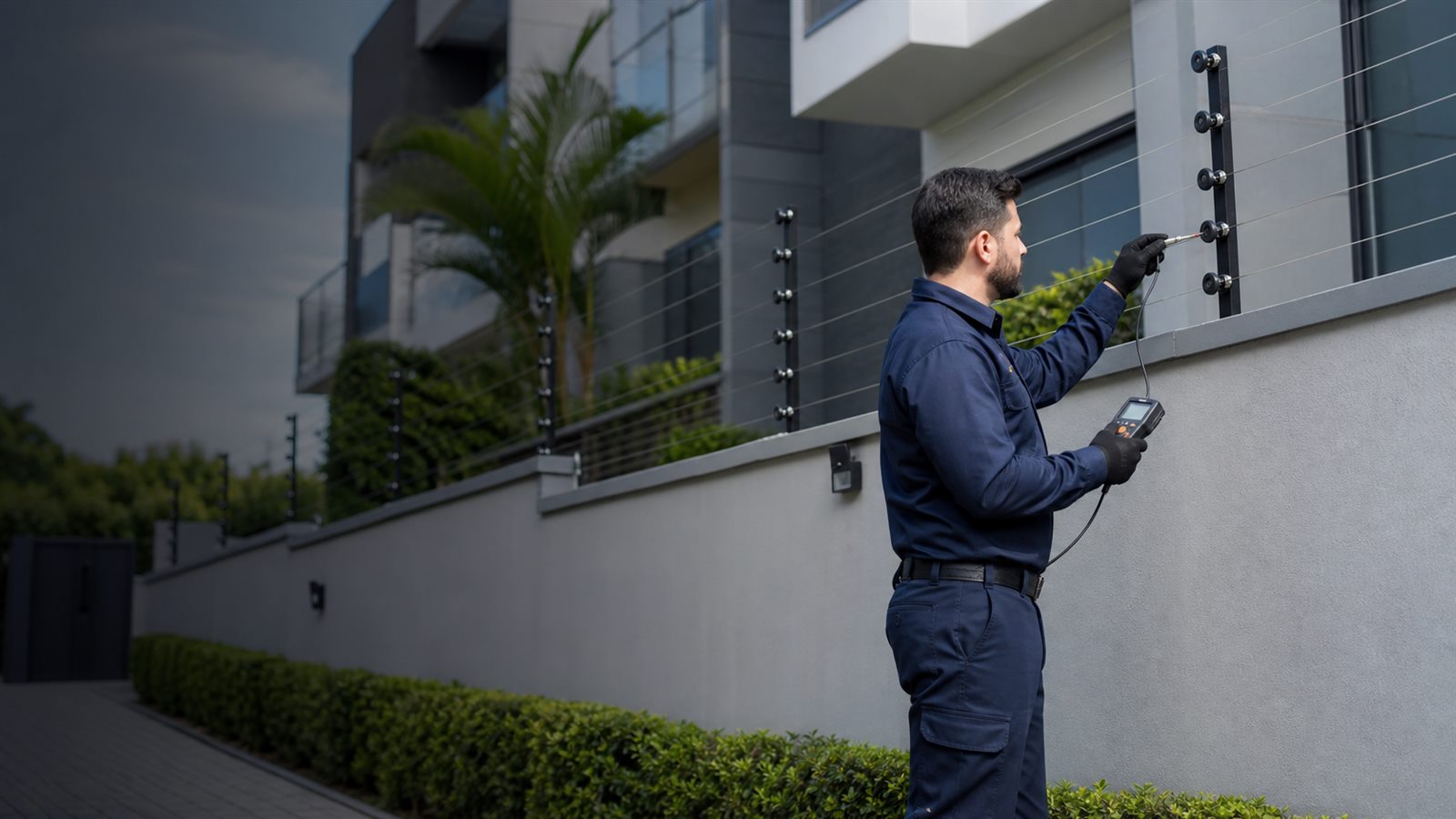 Proteção perimetral em contexto técnico profissional