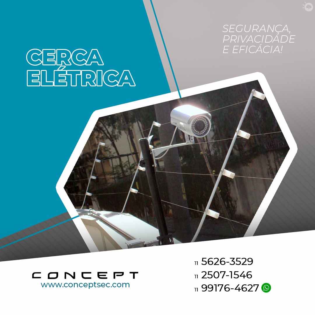 Sistema de proteção perimetral com cerca elétrica