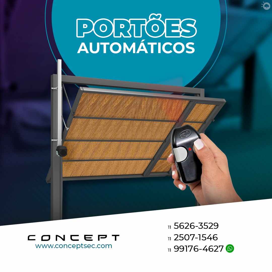 Portão automático de condomínio